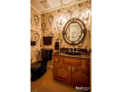 Half bath at the front of the home