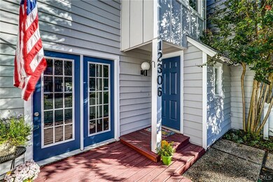 Covered entry at front door.