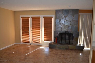 Front door & Slate Fireplace