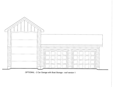 garage optional 2 car with boat - roof 1