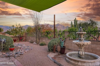 Fountain in Backyard