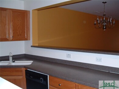 view of dining room from kitchen