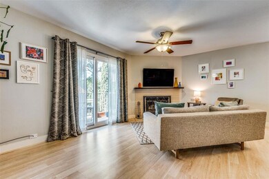 Living room with balcony
