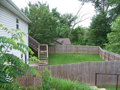 Fenced yard