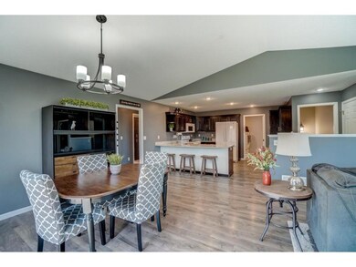 Open Dining space and Nice Patio with Pergola Off 