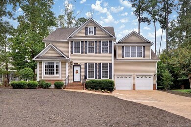 Before new lawn was professionally landscaped.