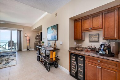 Bar with Wine Cooler & Built-ins