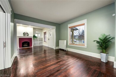 angle looking into the foyer from the living room.