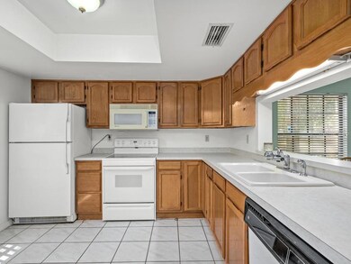 Kitchen with pass-thru window