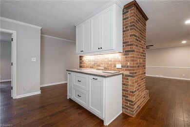 Kitchen- dining room entry on left of photo