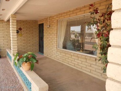 Front covered patio