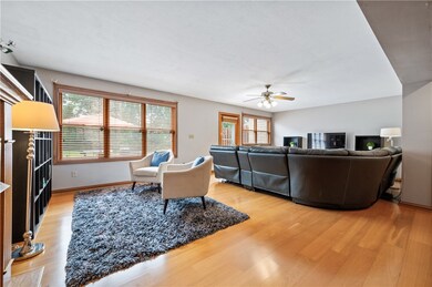 The large living room provides enough space for mu
