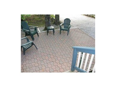 Patio in front yard, in front of...