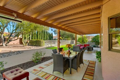 Deep Porch overlooks Grassy area