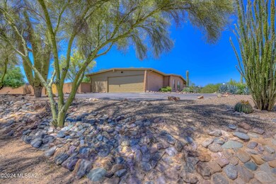 2 Car Garage on Side of Home