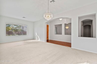 Formal living & dining room.