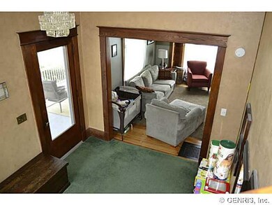 Foyer. A lovely foyer room with open staircase.
