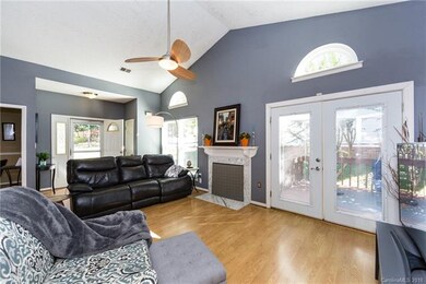 Double doors to deck