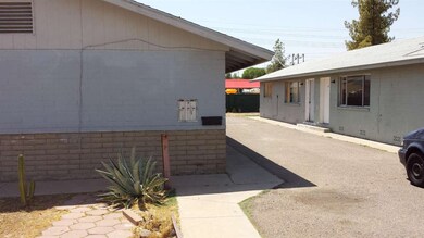 Driveway between triplexes