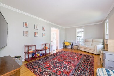 Living Room with Modern Neutral paint and ample sp