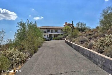 House from midway up the driveway