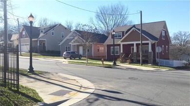 Newly built homes across the street