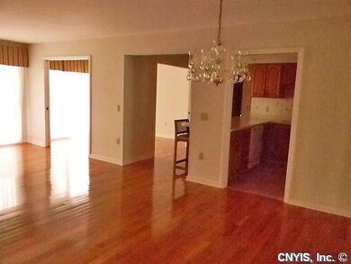 Living Room. Living/dining combo with gleaming har