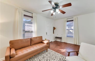 Living area with healthy amount of natural light,