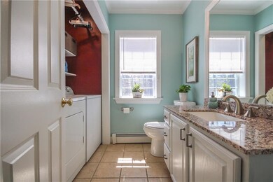 First floor half bath with...
