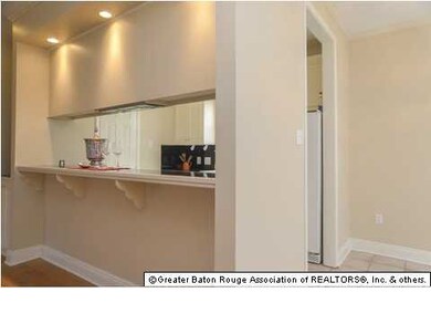 Kitchen open to dining and living