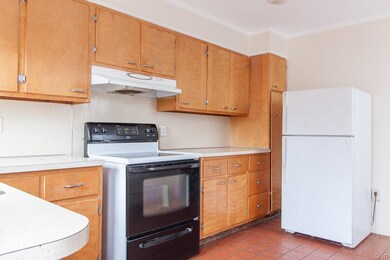 Kitchen with tile floor