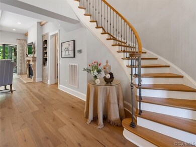 Custom built turning staircase