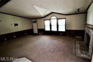 Spacious Great Room with Wood Burning Fireplace