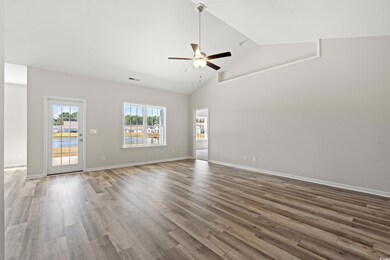 Spare room with baseboards, visible vents, ceiling