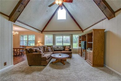 Family room opens to the back porch. 