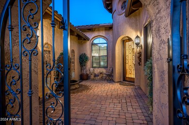 Front Courtyard at Dusk