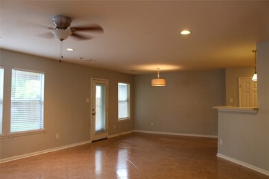 Picture from the living room into the dining room/kitchen.