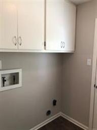 Laundry Room - new vinyl plank flooring, fresh pai