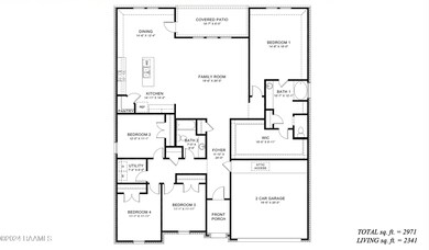 Floor Plan PR Catahoula B