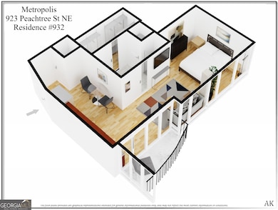 923 Peachtree St NE unit 932, Atlanta, GA 30309 - photo 2