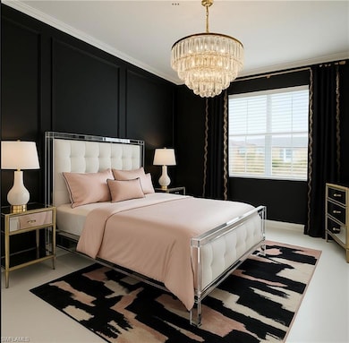 primary bedroom with views of golf aReimagined, re