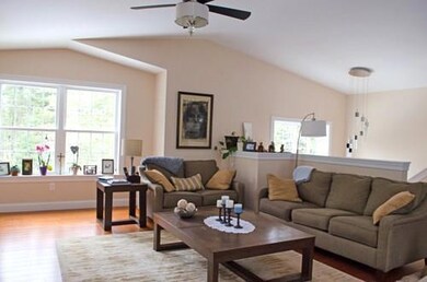 Living room / entry view from dining