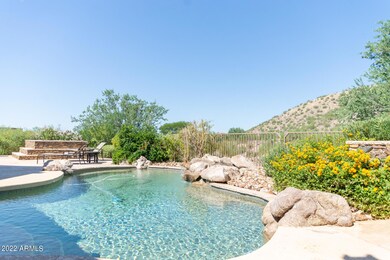 Sparkling pool with waterfall