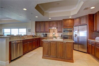Gourmet Kitchen with stainless steel appliances an