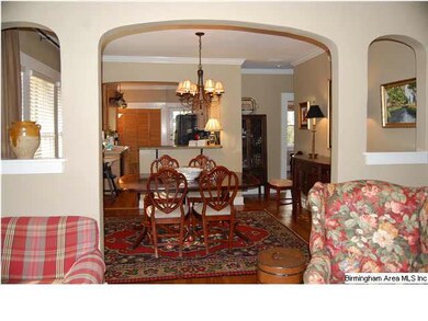 Arches looking at dining room