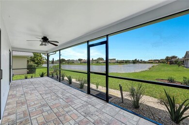 Large screen lanai with gorgeous Southern lake view.