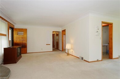 22'x13' living room is open to the dining room at 