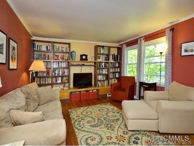 Living Room with Built-Ins