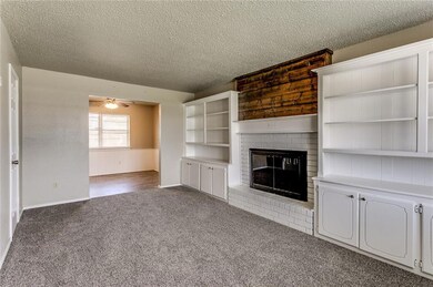 Newly added carpet in the living area.
