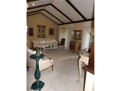 Living Room. Living Room with beamed cathedral cei
